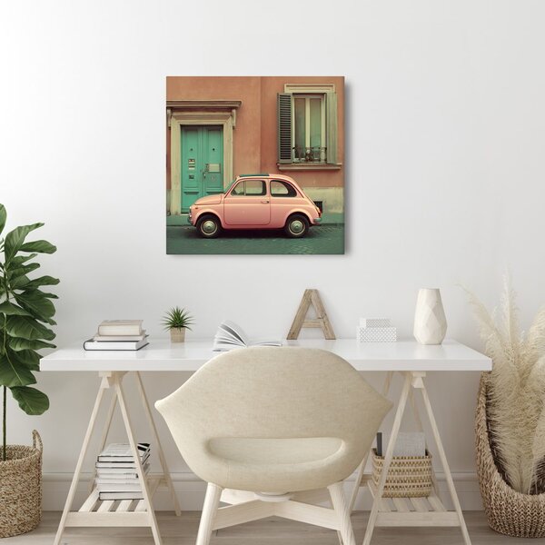 Tablou automobil pastel și uși