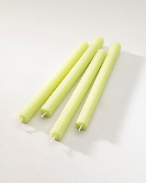 Set de lumânări cu fitil Lime 2x25cm