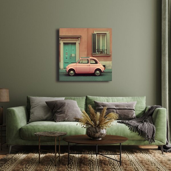 Tablou automobil pastel și uși