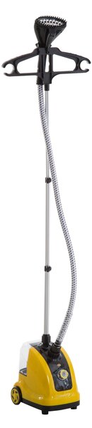 HOMCOM fier de calcat vertical cu vapor 1.4L 1800W, galben | Aosom Romania