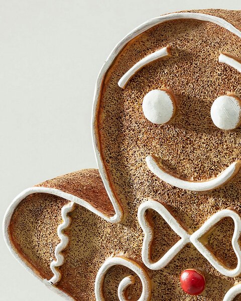 Figurină decorativă Gingerbread Man I 25x7x30 cm