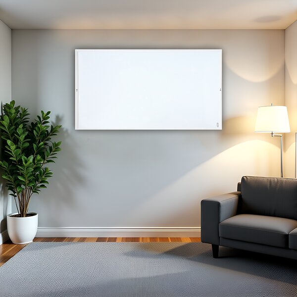 720W ElectricSun alb panou radiant cu infrarosu, cu termostat, 120x60x2cm