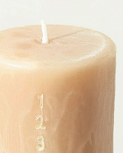Lumânare bej de Advent 25 cm