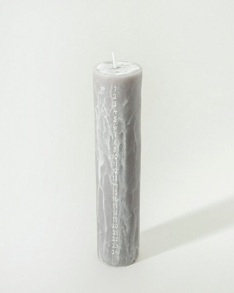 Lumânare gri de Advent 25 cm