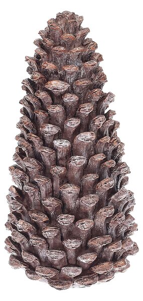 O figurină mică în formă de con de pin 12x12x23 cm