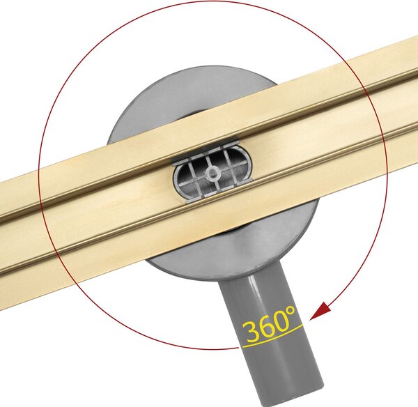 Rigola dus Rea Neo Slim Mirror Gold Pro 50
