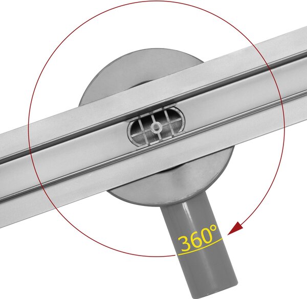 Rigola dus Rea Neo Slim Pro Nickel Brush INOX 50