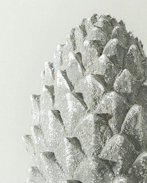 Figurină decorativă Pinecone Grey 15x15x30 cm