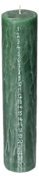 Lumânare verde de Advent 25 cm