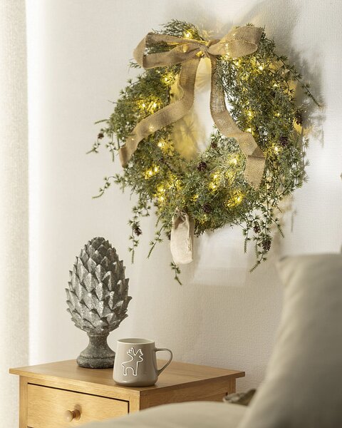 Figurină decorativă Pinecone Grey 15x15x30 cm