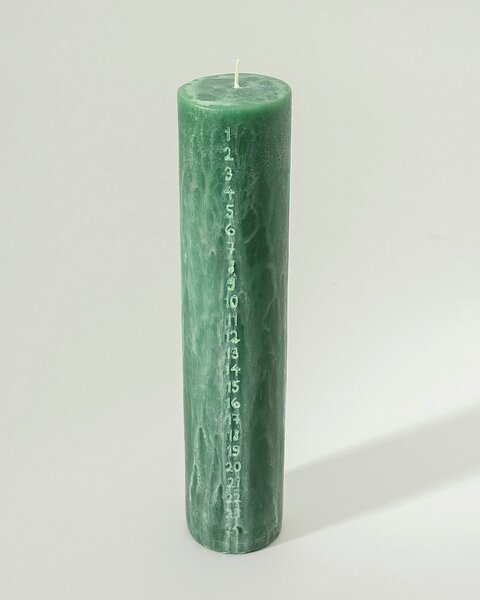 Lumânare verde de Advent 25 cm