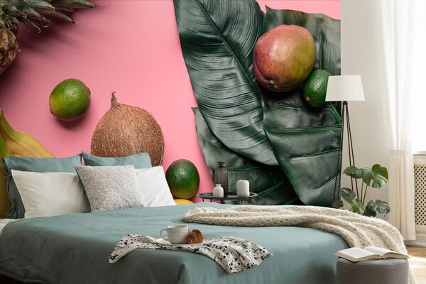 Fototapet amestec de fructe tropicale