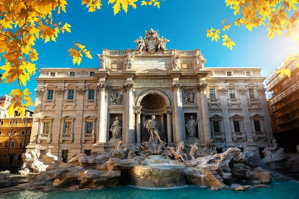 Fototapet Fontana di Trevi în Roma