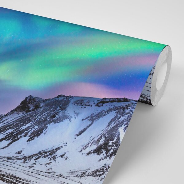 Fototapet aurora polară norvegiană