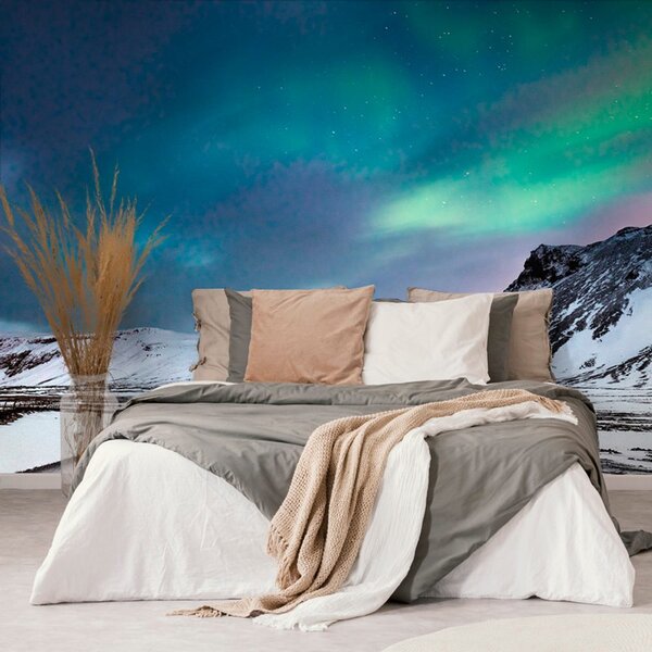 Fototapet aurora polară norvegiană