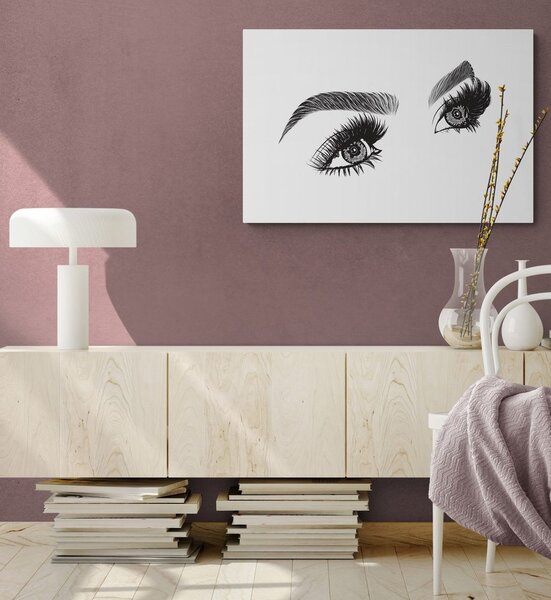 Tablou ochi feminini minimaliști