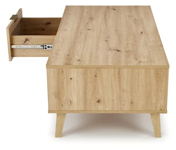 Masuta cafea BORNEO, stejar artisan, PAL laminat, 120x60x41 cm