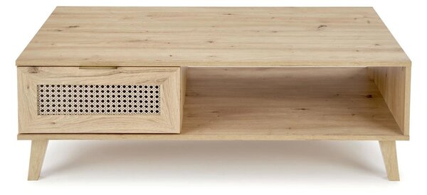 Masuta cafea BORNEO, stejar artisan, PAL laminat, 120x60x41 cm