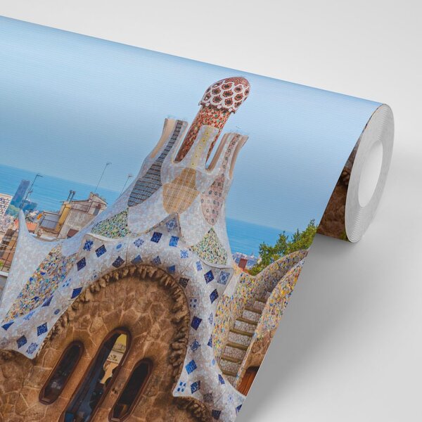 Fototapet vedere la Parcul Güell în Barcelona