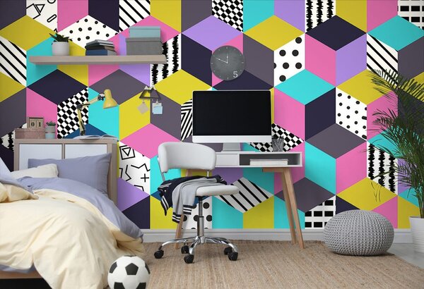 Tapet model colorat