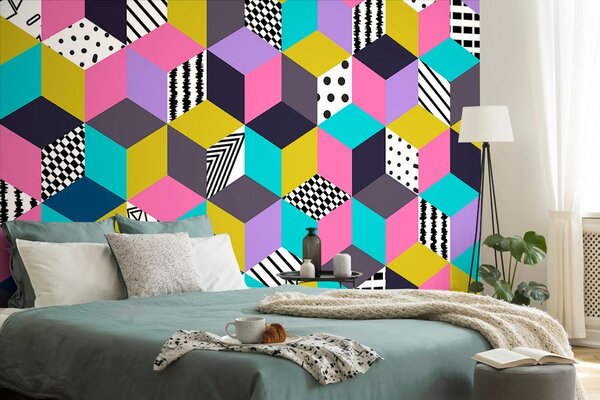 Tapet model colorat
