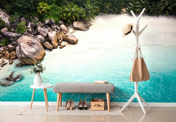Fototapet coastă Seychelles