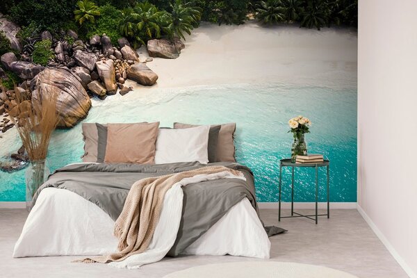 Fototapet coastă Seychelles