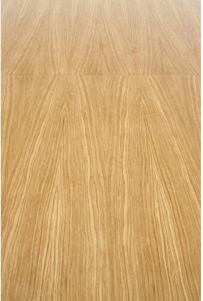 Masa extensibila SMART, stejar/negru, furnir/metal, 170/250x100x76 cm