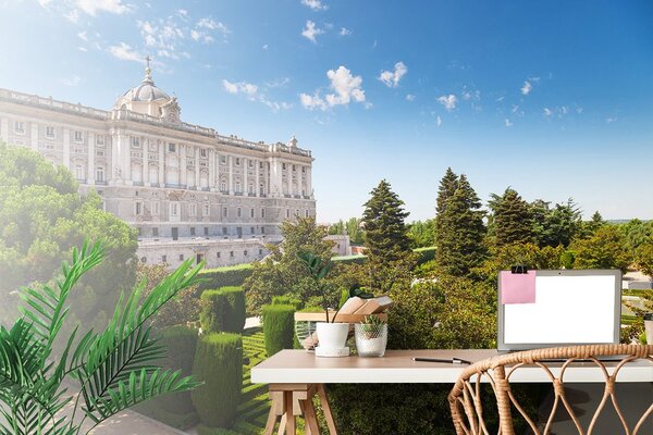 Fototapet palatul regal în Madrid
