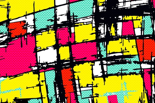 Tapet pop-art de stil