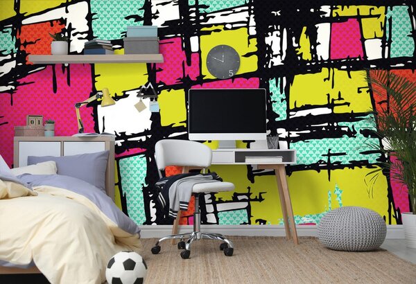 Tapet pop-art de stil