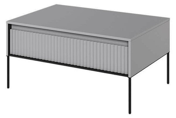 Măsuță de cafea Fernolu 110Gri, Negru, 5x7x10cm, PAL laminat, Unghiular