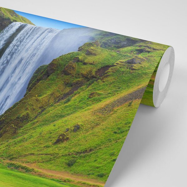 Fototapet cascada iconică din Islanda