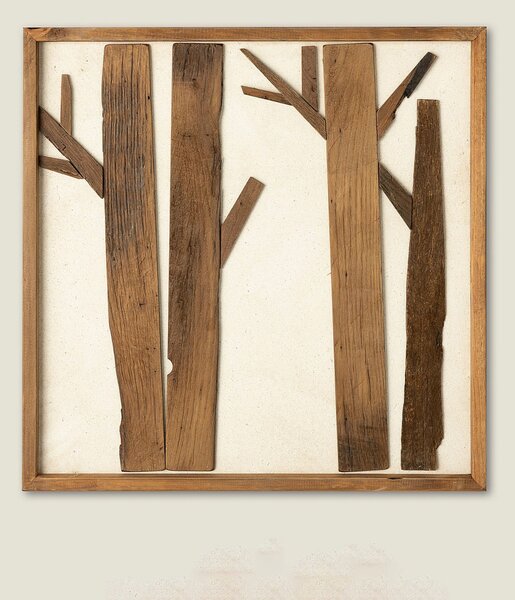Tablou Wooden Forest 62x62 cm