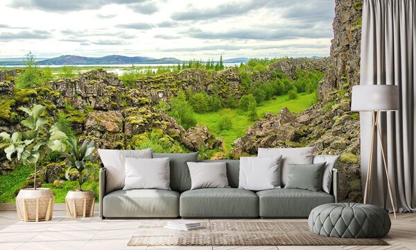 Fototapet parcul Național Thingvellir