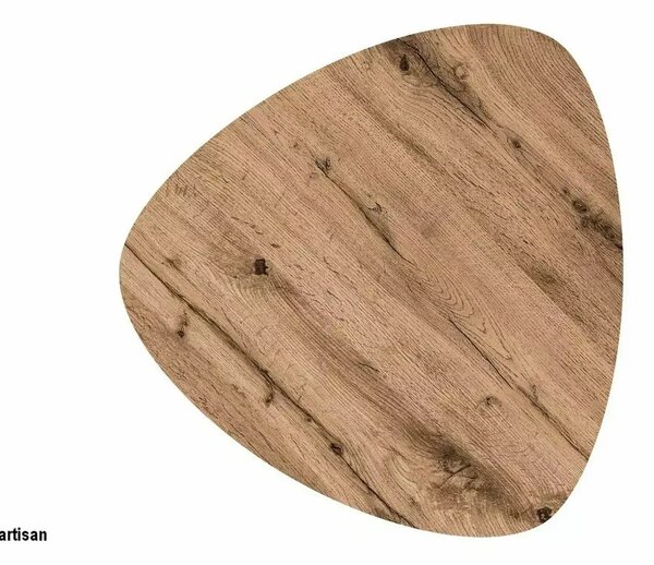 Set 2 masute cafea TWIN, stejar artisan/negru