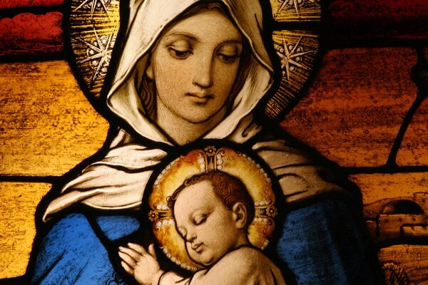 Tablou Fecioara Maria cu Isus