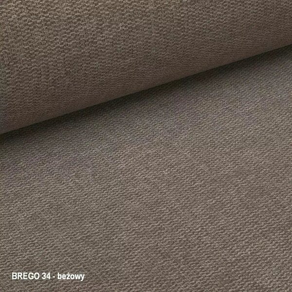 Scaun ALAN, bej inchis/negru mat, stofa clasica/metal, 45x39x91 cm