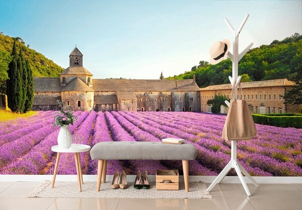 Fototapet Provence cu câmpuri de lavandă