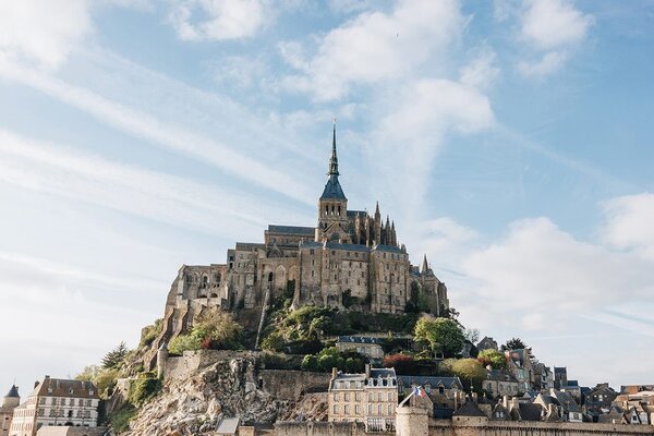 Fototapet castelul Mont-Saint-Michel