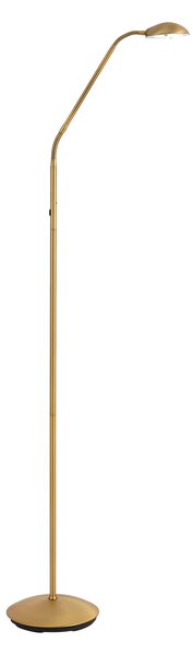Lampă de podea modernă bronz incl. LED reîncărcabilă cu dimmer în 3 trepte - Waldorf