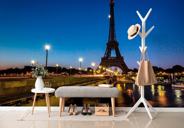 Fototapet Turnul Eiffel noaptea