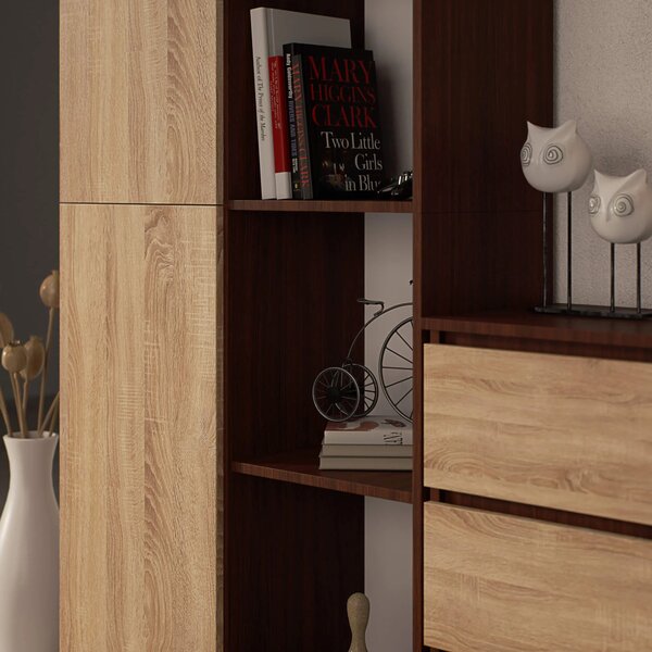 Raft Resolverse R80 (wenge + Stejar sonoma). Promo -17%. 1152009