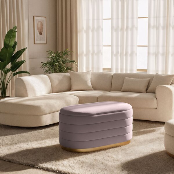 Taburete Bellina (roz pudrat). Promo -22%. 1152157
