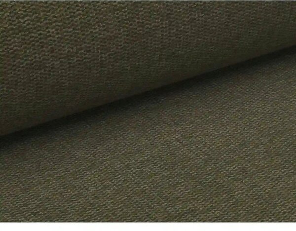 Scaun ALAN, verde olive/negru, stofa/metal, 45x39x91 cm