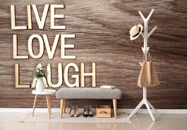 Tapet cu cuvintele - Live Love Laugh