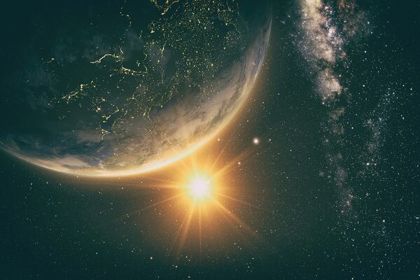 Tapet vedere din univers