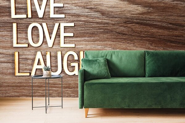 Tapet cu cuvintele - Live Love Laugh