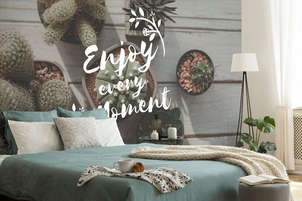 Tapet cu citat - Enjoy every moment