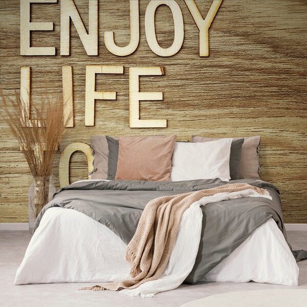 Tapet cu citat - Enjoy life today